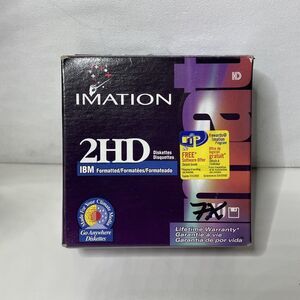 Imation 1.44MB 2HD Diskettes 7 Pack. 7 Come In This Set. Open Box Unused. 💾💾